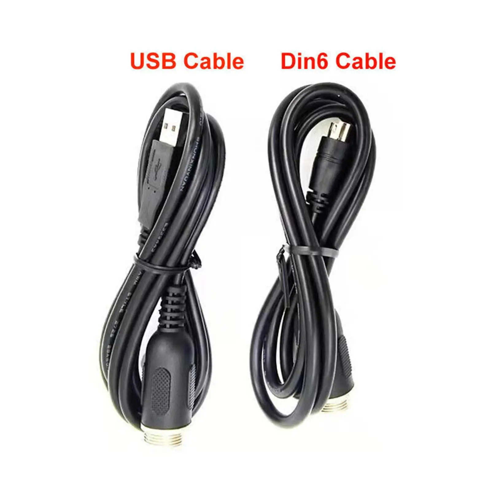Фото Соединительный кабель для подключения thrdmaster, Din-USB кабель TH8A, запасные части кабеля Usb к Din6, кабель Din6 к Din6 №2