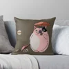 Gray blue round triangle striped linen pillowcase sofa cushion cover home decoration can be customized for you 40x40 50x50 60x60 5