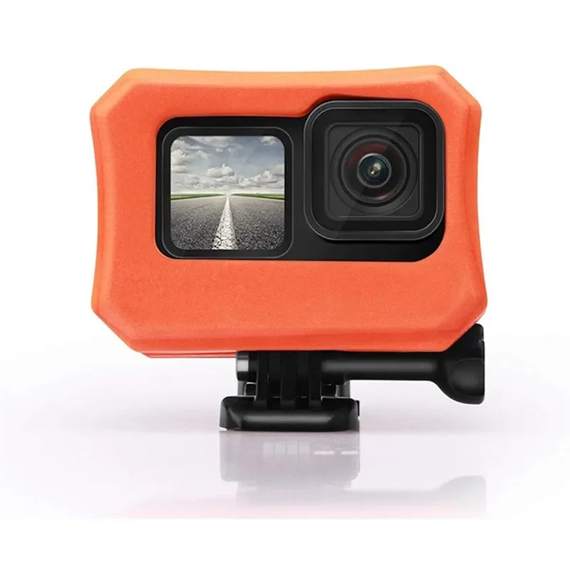 오렌지 플로티 케이스 플로팅 보호 커버 안티 싱크 쉘 GoPro Hero 13 12 11 10 9 8 다이빙 서핑 액세서리