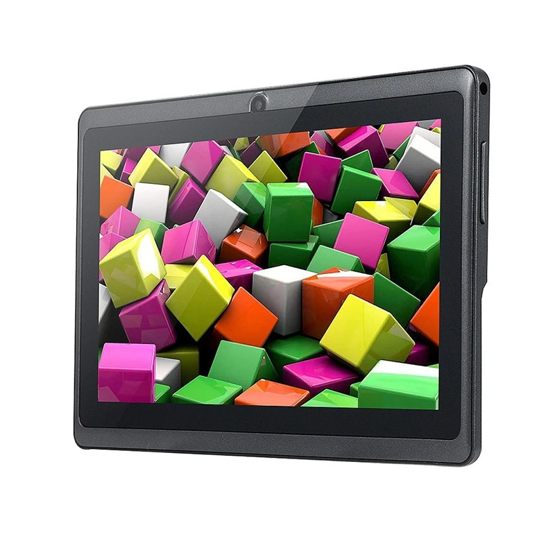 Google Play 7'' Q8 A33 Gift Silicone Case Kid Tablet PC Quad Core 1.3GHz 512MB RAM + 8GB ROM Netbook Dual Cameras 3000mAh WIFI