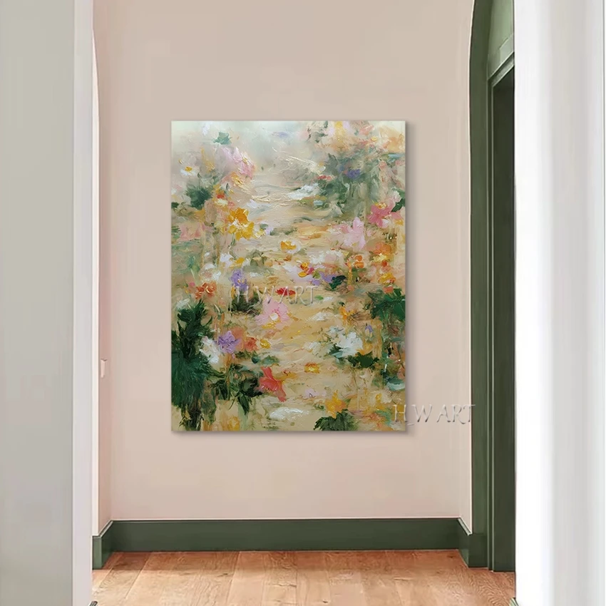 100% Hand-painted Butterfly Flowers Picture, Acrylic Knife Oil Paintings On Canvas, Bedroom Decor, Unframed Abstract Art Wall 100% Hand-painted Butterfly Flowers Picture, Acrylic Knife Oil Paintings On Canvas, Bedroom Decor, Unframed Abstract Art Wall