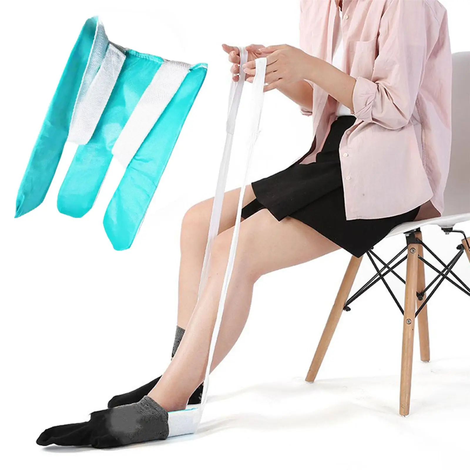 Non-Slip Sock Aid No Bending Socks Helper Stretching Pulling Assist Device For Injury Disability For sock aid