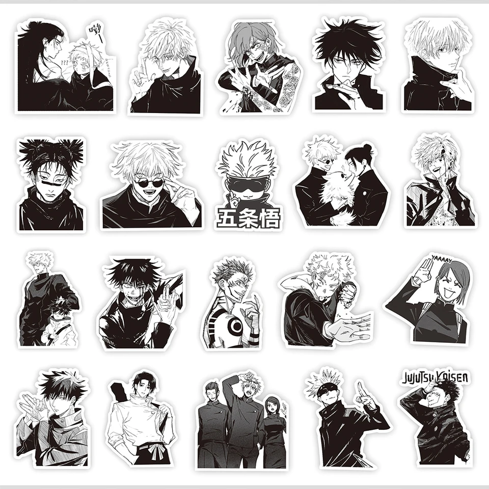 50 Pegatinas Mix Anime Jujutsu Kaisen Tokyo Revengers | Meses sin intereses