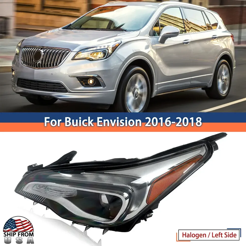 

Драйвер левых фар для 2016-2020 Buick Envision, галогенные фары w/светодиодный DRL