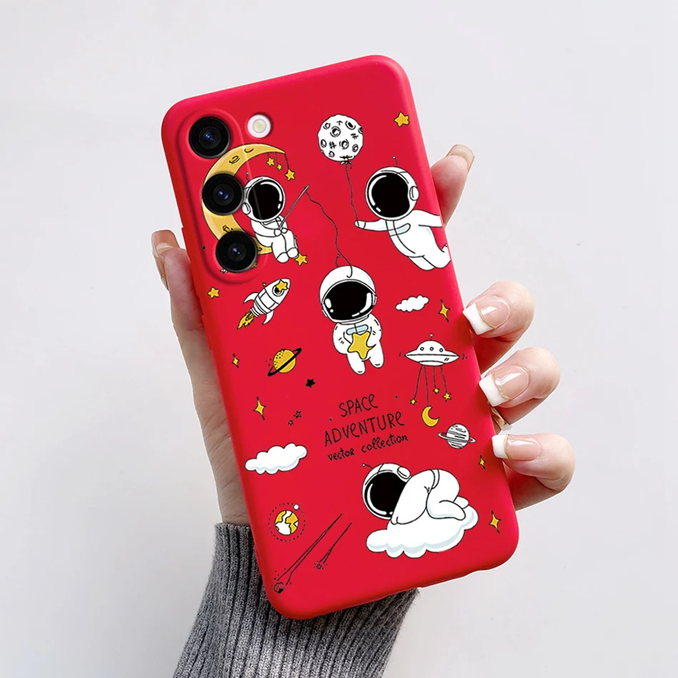 Astronaut Shockproof TPU Bumper Soft Silicone Phone Case Cover