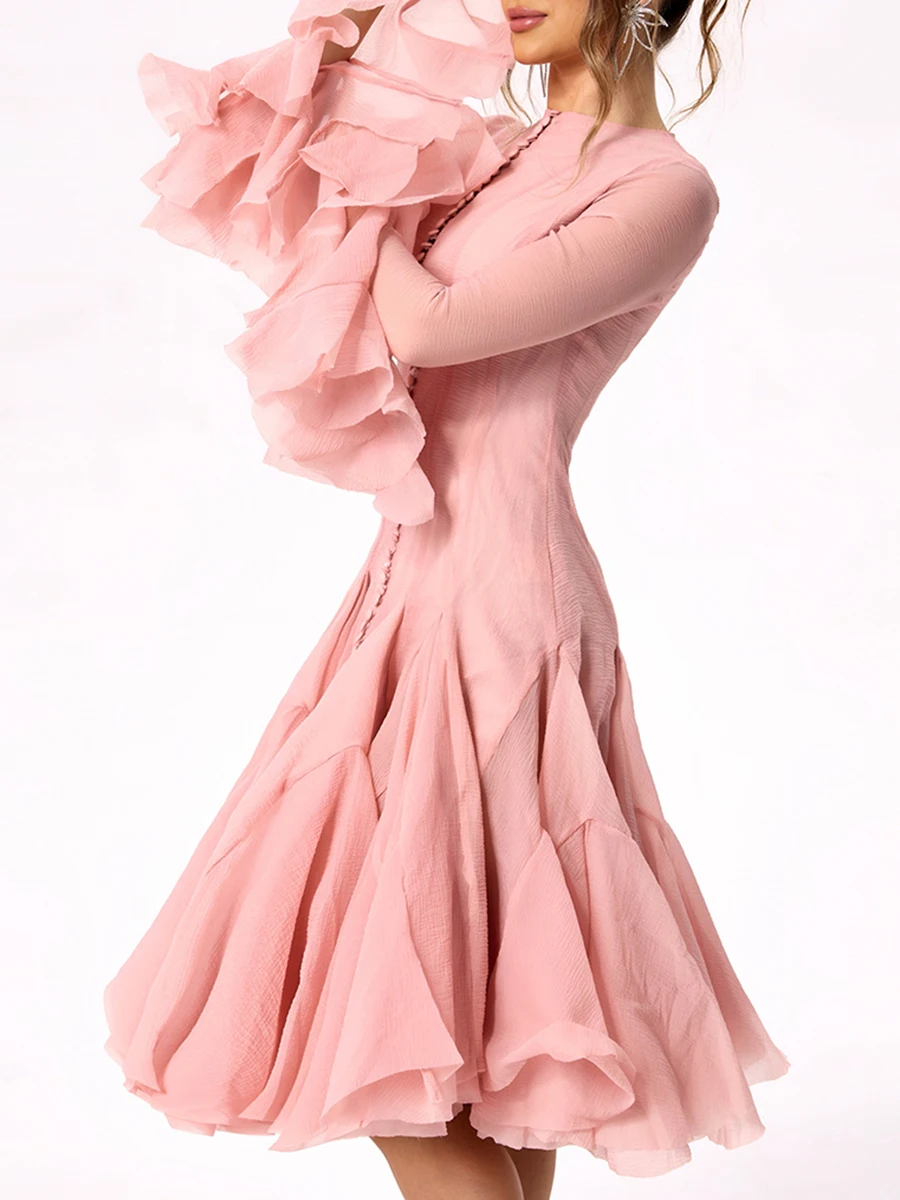 فستان ناعم انيق بعدة ألوان