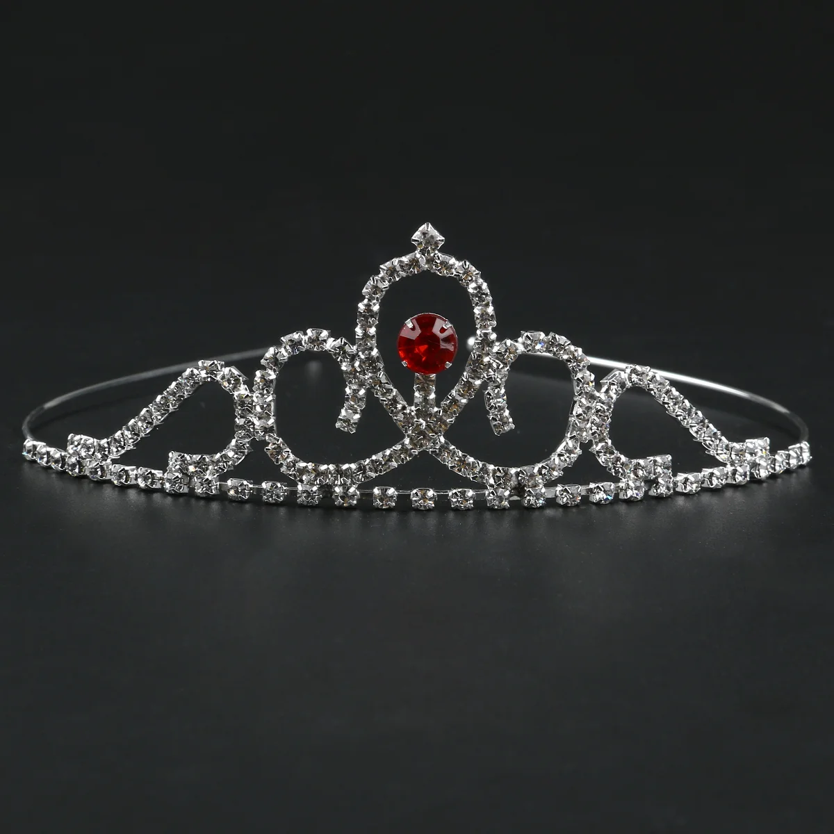 Bridal Tiara Crystal Pageant Crown Wedding Rhinestone Headband Flower Hair Accessories