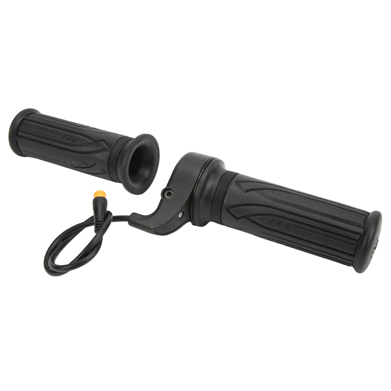 Electric Bike Throttle Grip 3 Pin Anti Slip 1 Pair Waterproof for 22.2mm Handlebar