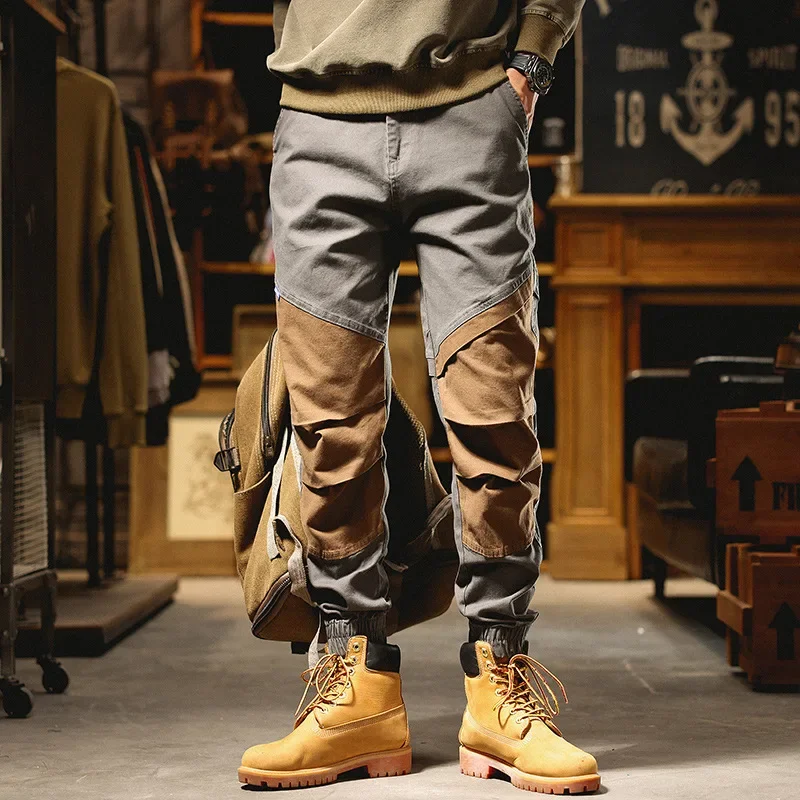 New Men's Retro Fatso Overalls Men's Spring Summer Loose Large Men's Casual Pants Fashion Brand Wide Leg Leggings Trousers