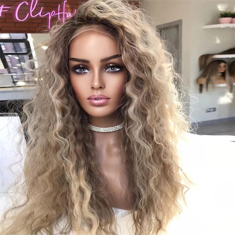 Perruque en cheveux humains boucls lches Le guide complet pour choisir la  bonne perruque sans colle en blonde miel et brun