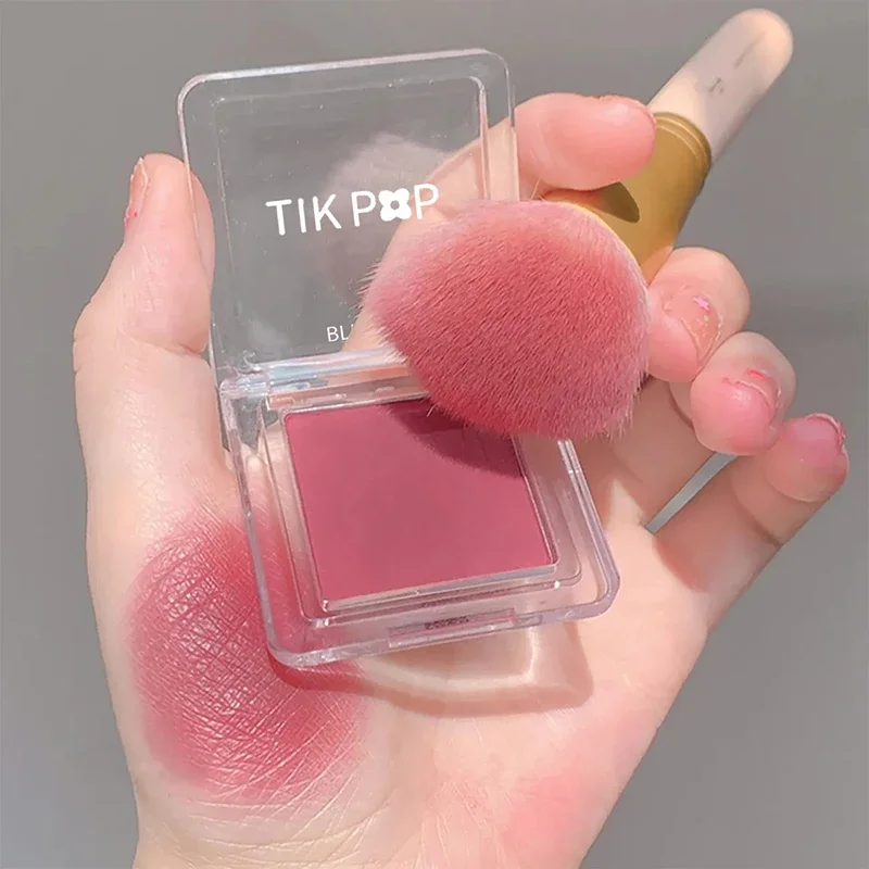14 Colors Single Blush Palette Face Cream Concealer Foundation Makeup Waterproof Rouge Shimmer Brighten Natural Contour