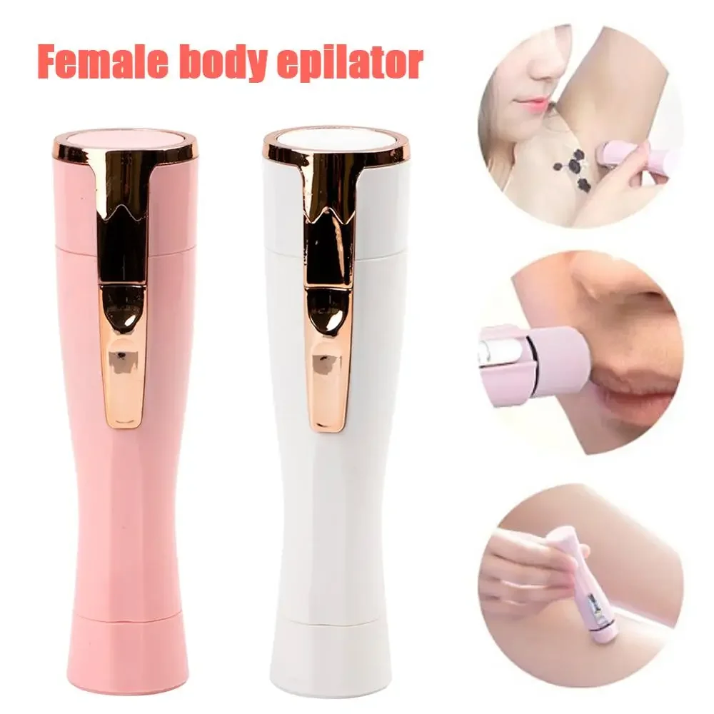 Electric Face Epilator for women Mini Lady Shaver Upper Lip Cheek Hair Removal Lipstick Epilator Safety Body Tools body hair trimmer hair removal epilator hair removal tool facial hair epilator