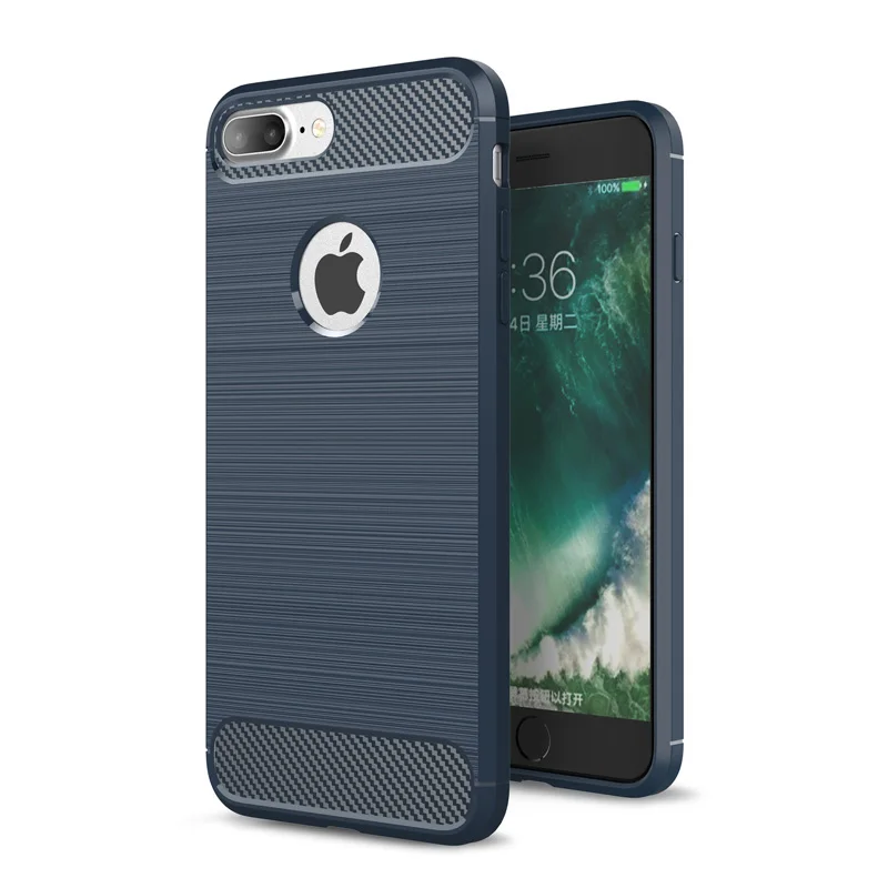 Ultra Thin TPU Silicone Carbon Fiber Phone Case Cover