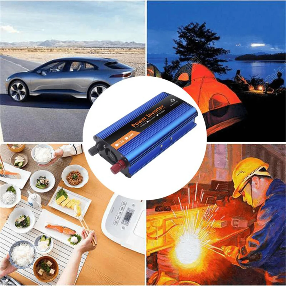 고품질 실용적인 전력 인버터 고출력 태양광 1세트 12V/24V-220V 4000W 액세서리 수정 정현파