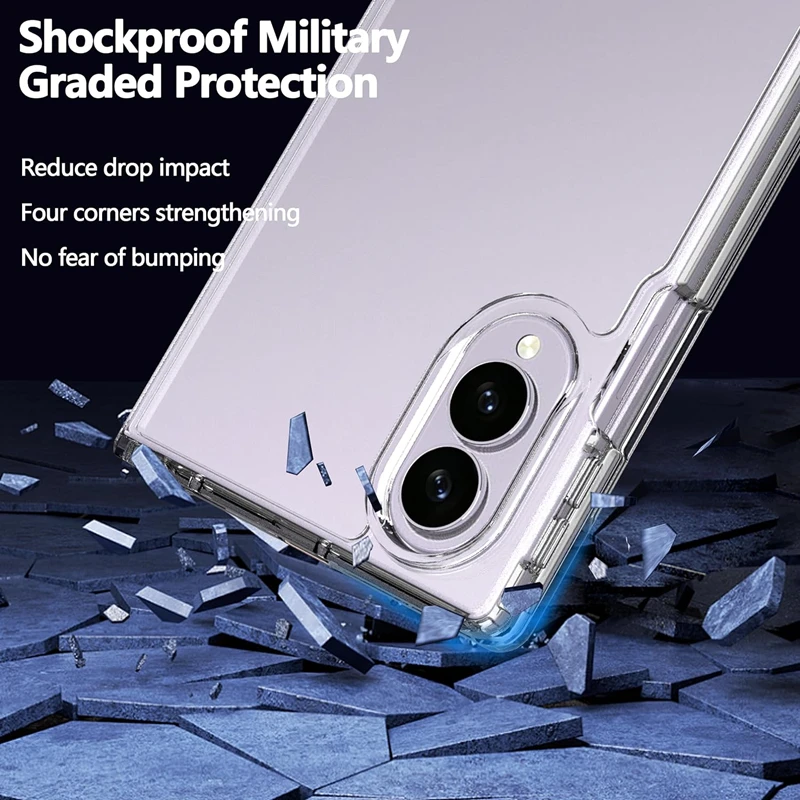 Ultra Thin Shockproof Transparent Slim Hard Cover Phone Case