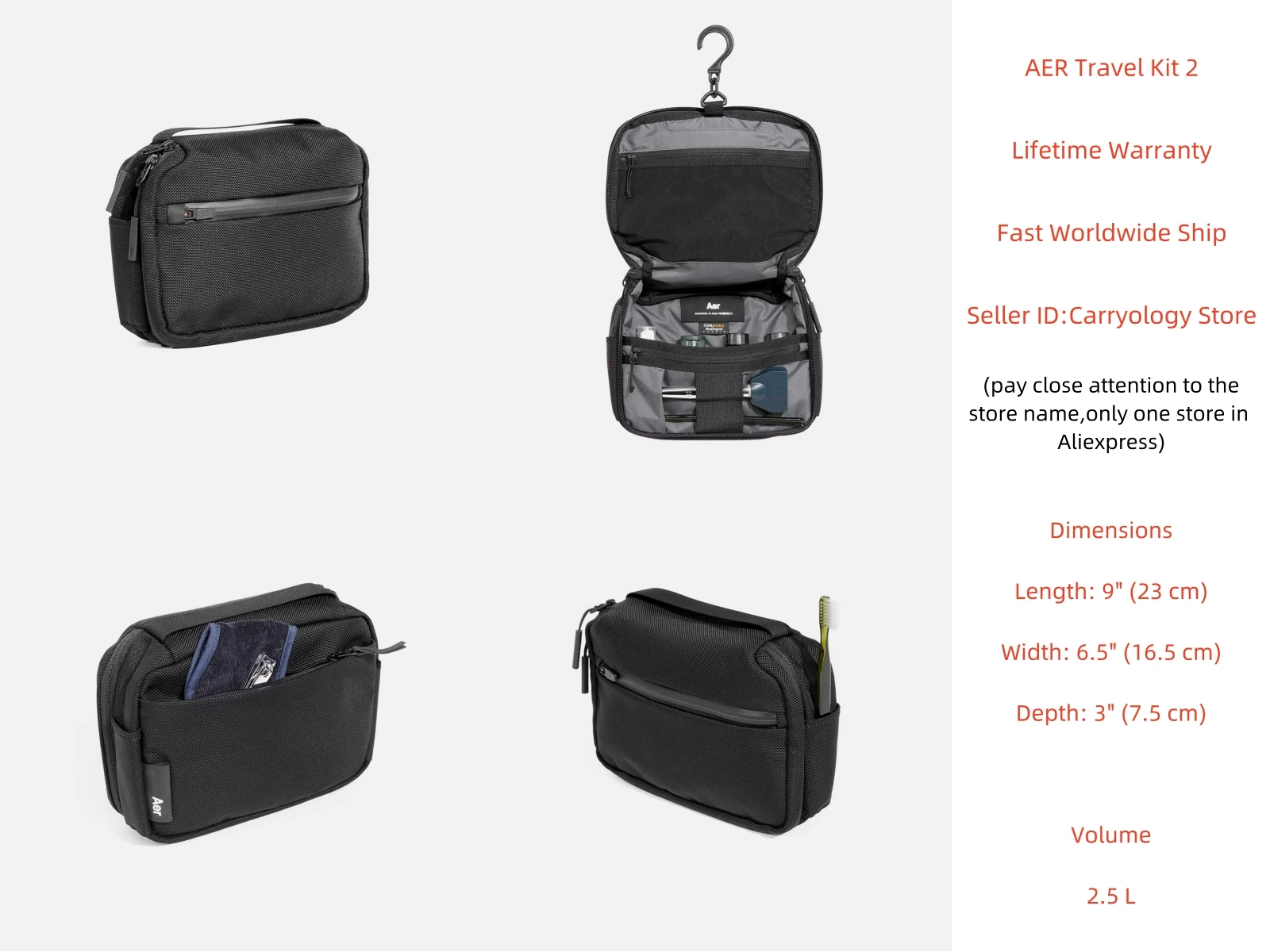 original-aer-travel-kit-2-compact-toiletry-wash-cosmetic-makeup-bathroom-bag-travel-grooming-shaving-hygiene-kit-pouch