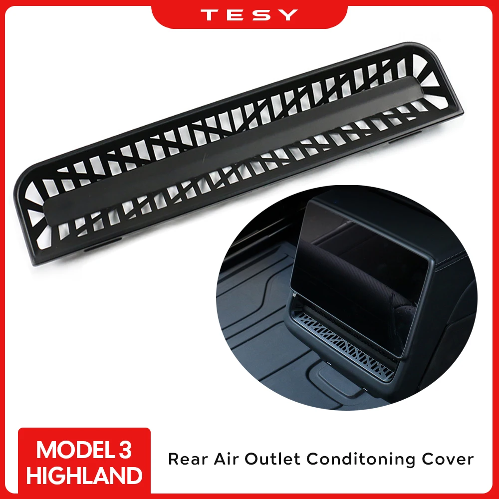 Air vents cover For Tesla New Model 3+ Rear Air Outlet Rear Air Conditioning Vent Protective Anti Blocking New Model3 Highland