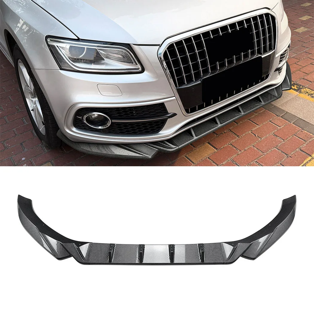 Front Bumper Lower Valance Cover & Spoiler – Fits 2018-2020 SQ5 & S-Line Q5