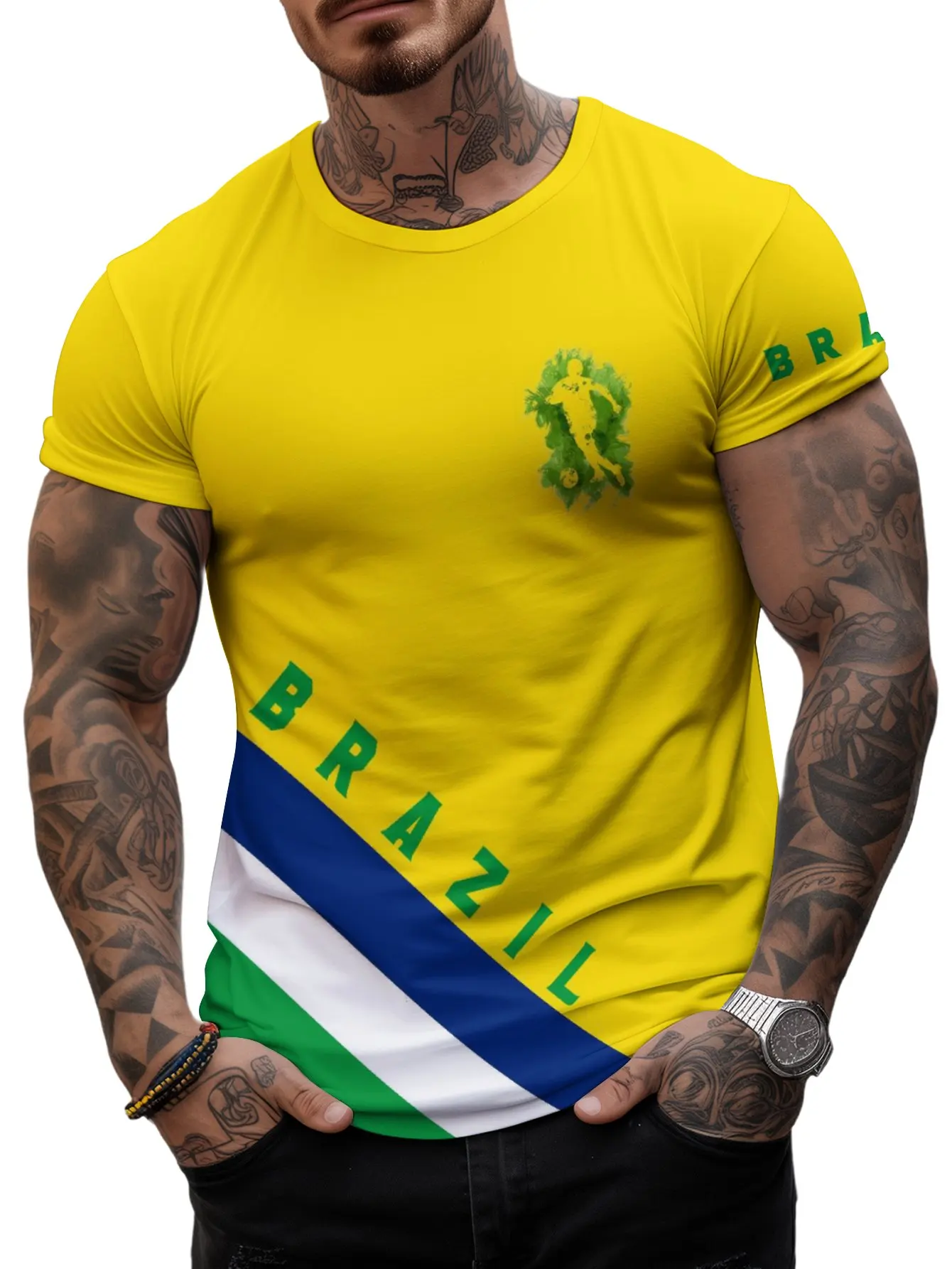 

2024 new in tops & tees 3D printed men's short sleeve T-shirt mens clothing graphic t shirts