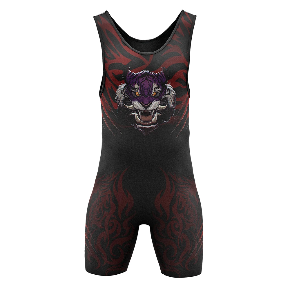 Wrestling Singlets Tummy Control Wear GYM Sleeveless Triathlon PowerLifting Clothing Swimming Running Skinsuit 6 styles