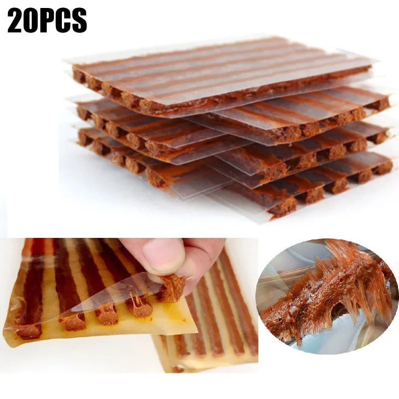 

Патч для уплотнения бескамерной шины, Вулканизированная вилка для ремонта шин, 20 х20 см, для обслуживания автомобилей и велосипедов