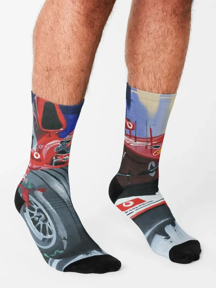 MICHAEL SCHUMACHER by Greg Tillett Socks basket ball women's compression socks