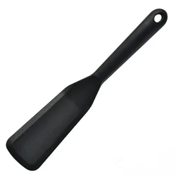 Premium Non - Stick Silicone Cooking Spatula for Versatile Kitchen Use (Black)