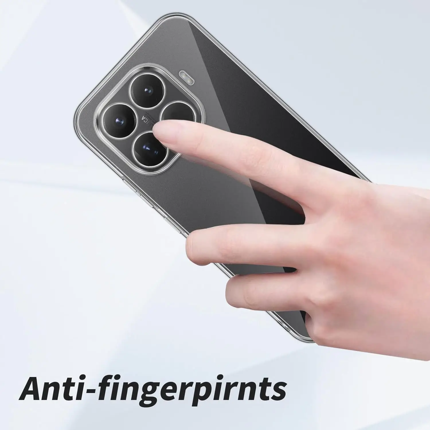 Ultra Thin Clear Soft TPU Camera Protection Back Case Cover