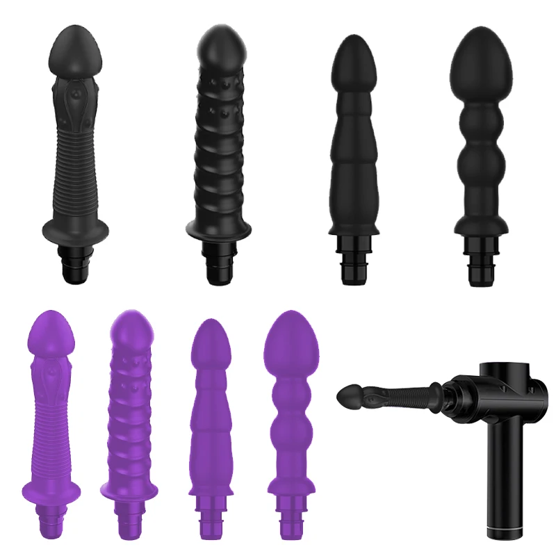 Massage Gun Accesories Sex Head Silicone Heads For Fascia Massage gun Percussion Vibrators for Female Man massage gun massage gun bracket
