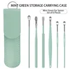 6PCS Stainless Steel Earpick Ear Cleaner Spoon Ear pick Ear Wax Removal Tool Kit Ear Spoon Care for Baby Adults Ear Care Set 6