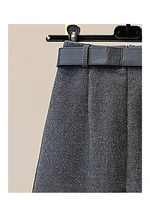 High Waist Suit Sle f Skirt for plus Size Women Casual Versatile Loose Korean Sle Autumn Season Polyester Fiber - Image 2