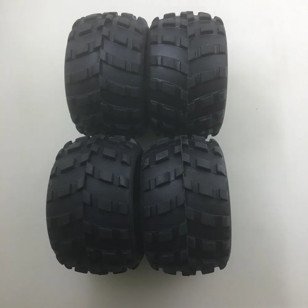 Wltoys A979 1/18 RC카 예비 부품, 왼쪽 타이어 2 개, 오른쪽 타이어 2 개, A979-01 02 액세서리