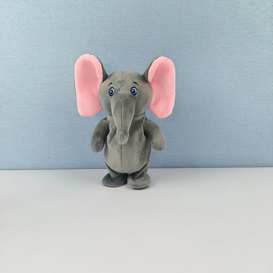 Animated Walking Elephant Plush Toys Electric Singing with Moving Ears