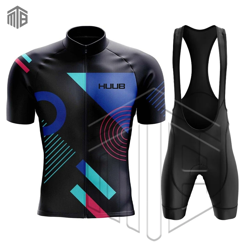 HUUB Cycling Jersey Sets ProTeam Cycling Clothing Suit Bike Jacket kits Short Sleeve Bicycle Shirt Ciclismo Maillot