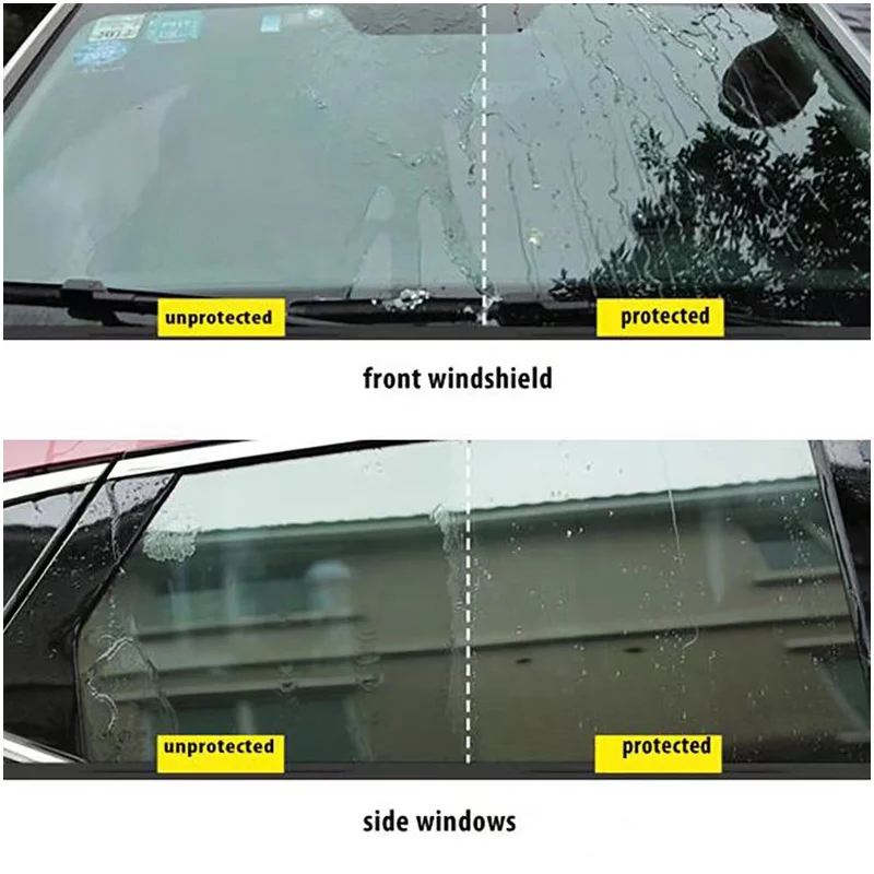 2Pc Anti Rain Water Car Windshield Wipers Vehicle Windshield Glass Window  Treatment Water Rain Repellent Repel Applicator Tool - AliExpress