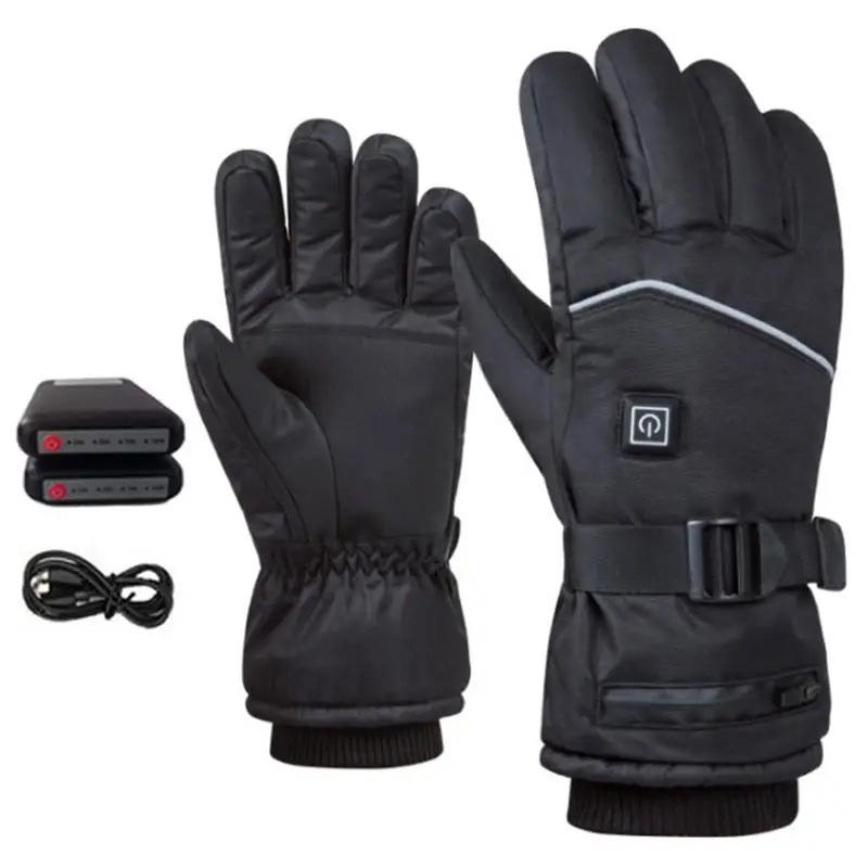 

Heating Gloves For Winter Cycling Gloves 7.4V Heated Gloves Electric Gloves Touchscreen Gloves With 3 Heat Modes Waterproof