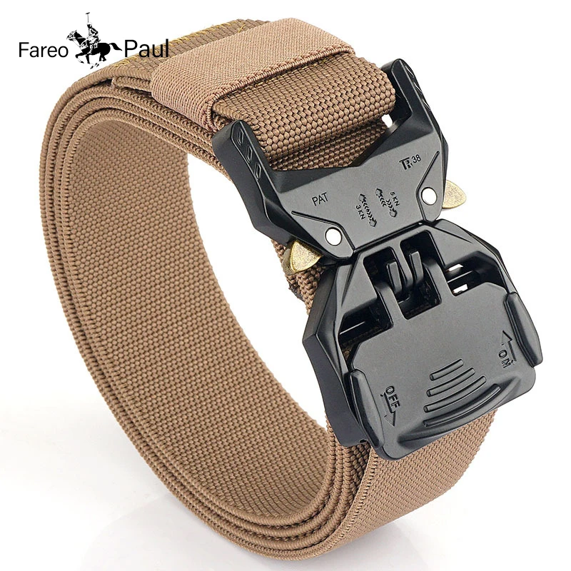 

Men's Belt Tactical Outdoor Hunting Multi Functional Fighting Survival Belt Quickly Disassemble Metal Alloy Men's Casual Belt