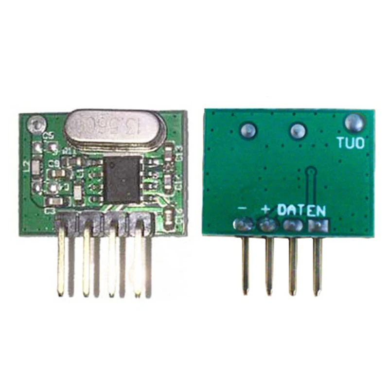 A7THK-433 Mhz Superheterodyne RF Receiver And Transmitter Module Wireless Module Diy Kit Antenna