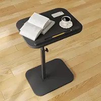 Sofa Couch Arm Table Tv Tray Small Bed Stand C Shaped Side End Tables for Living Room, Bedroom 1