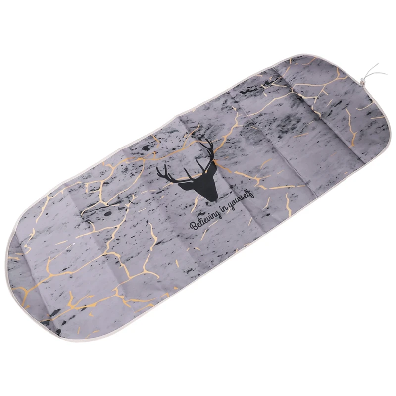 ABPP-140X49cm Fabric Marbling Ironing Board Cover Protective Press Iron Folding For Ironing Cloth Guard Protect Delicate Garment