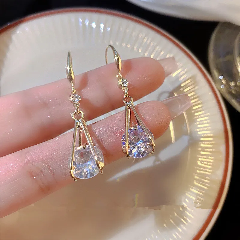 Minimalist Ball Shaped Zircon Pendant, Earrings & Bangle Set for Girls main image 0