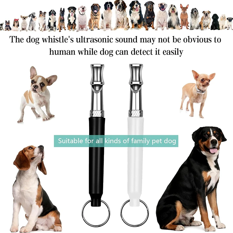 Dog Whistle for Stop Barking Professional Dog Whistles Puppy Ultrasonic Bark Control Training Tools Pet Training Accessories