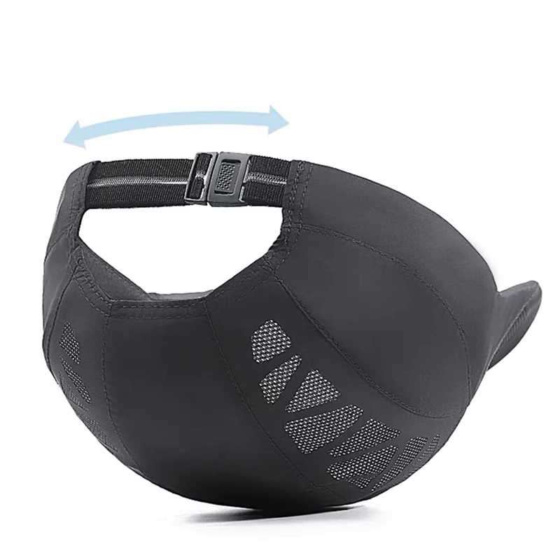 Summer Sports Mens Sun Hats Breathable Mesh Quick-drying Visor Caps Outdoor Golf Hat Fashion Solid Flat Cap