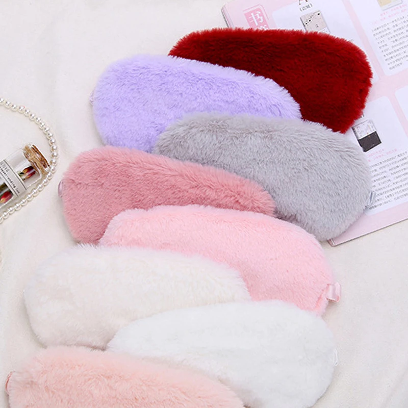 Simulated Silk Sleeping Mask Sleeping Blindfold Soft Plush Eye Masks