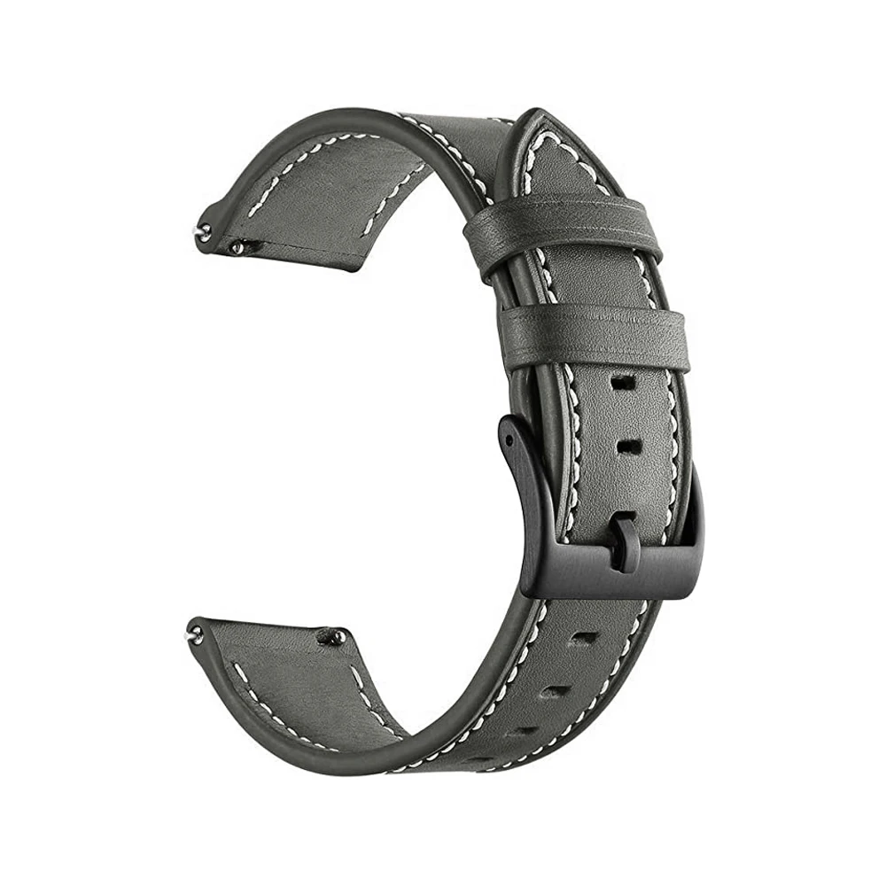 Elegant Leather Watch Strap - Premium 22mm Replacement Bracelet Band