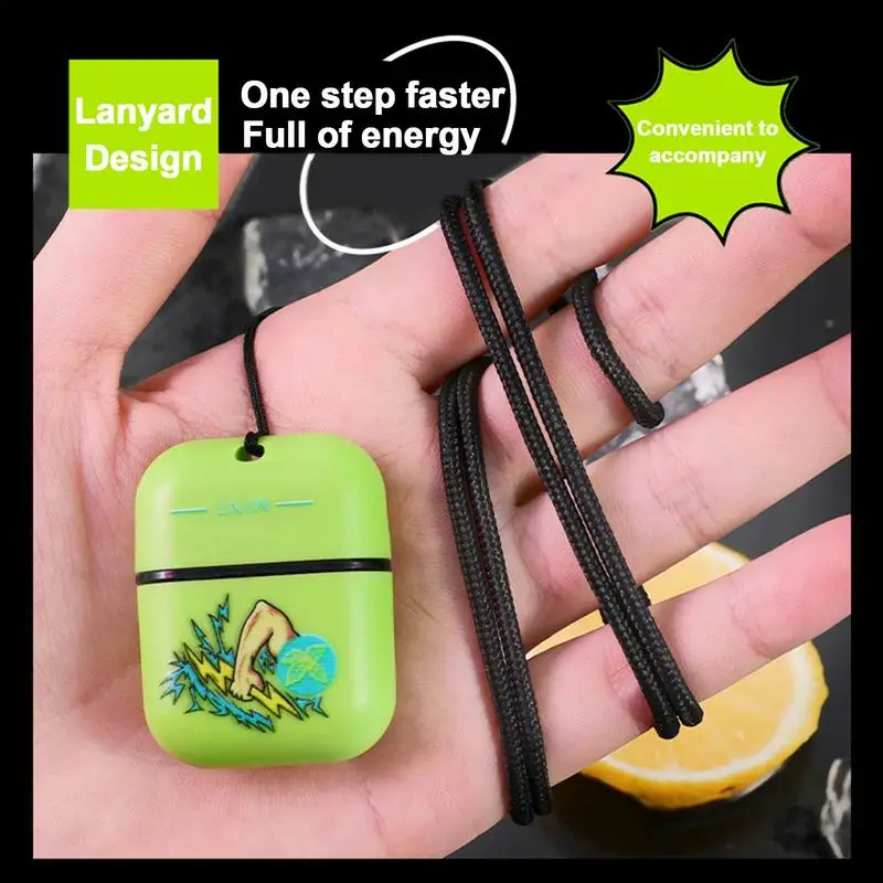 Organic Aromatherapy Nose Inhaler Double hole Oil Nasal Inhaler Stick for car driving outdoor long-distance travel Increase