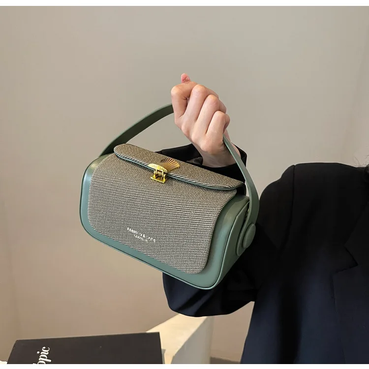 Mini Square Crossbody Bag - Luxury Designer Handbag Box Shape Satchel