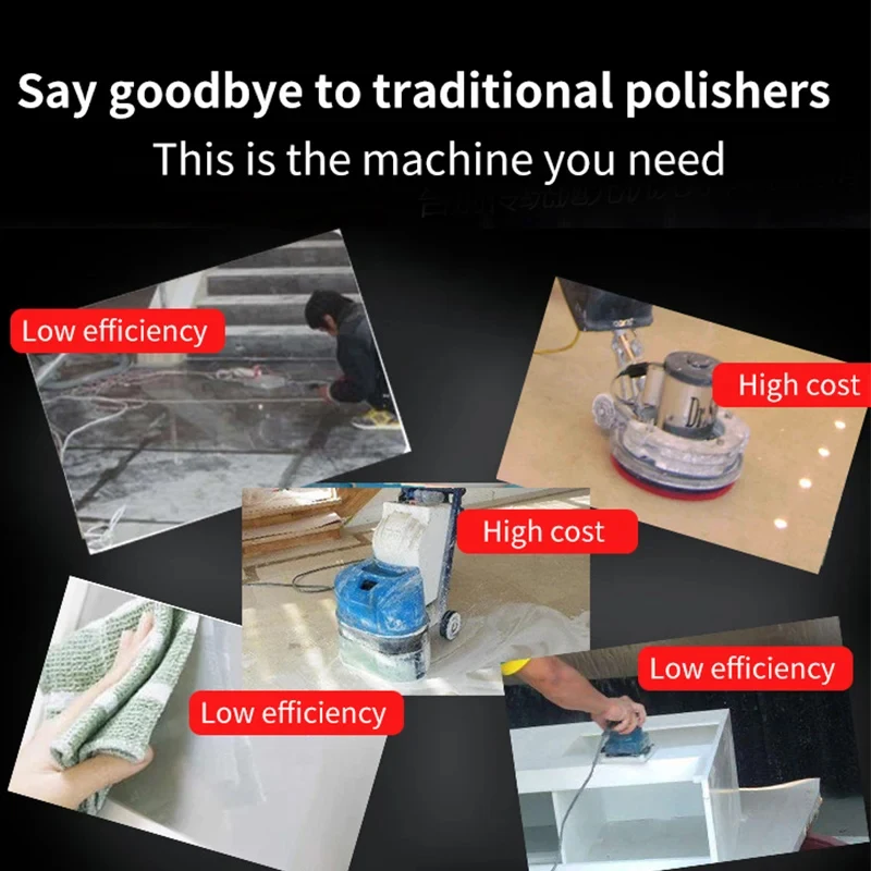 Electric Grinder Polisher Wet Stone Polisher Grinder Water Jet For Granite Marble Floor Stone