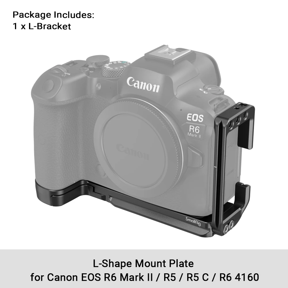 SmallRig Camera L-Bracket for Canon EOS R6 Mark II /R5 /R5 C / R6