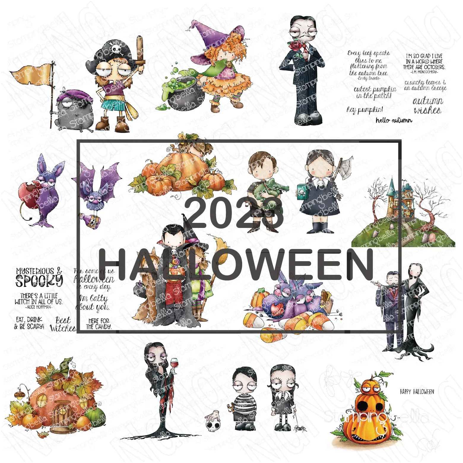 

New Halloween Letter Pumpkin Metal Cutting Dies Clear Stamps for Decorating Scrapbook Diy Paper Card Album Mould Embossing Craft